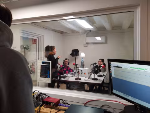 Ràdio Extramurs al local de Colectic